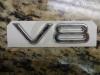 1999-04 Scritta adesiva color argento rilievo "V8" portellone posteriore ZJ WJ