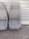 Sedili anteriori Jeep Wrangler YJ ORIGINALI non reclinabili  colore grigio - forellino su uno schienale vedi foto