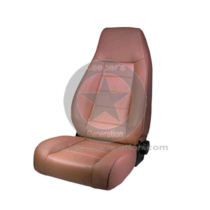1976-06 Sedile anteriore reclinabile schienale alto, colore marrone tan CJ YJ TJ