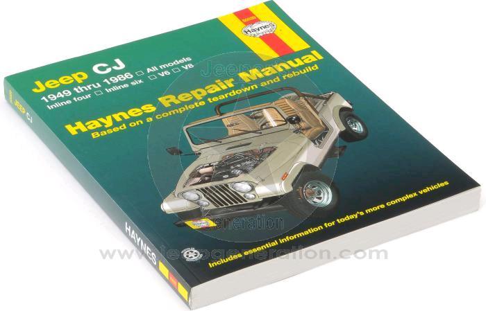 1949-86 Manuale tecnico di riparazione CJ