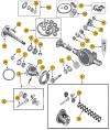 Schema Ponte POSTERIORE DANA 35 Cherokee XJ 1984-2001 - Comanche MJ 1986-92
