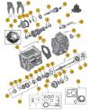 Schema CAMBIO MANUALE 4 Marce SR4 con motori 4, 6 ed 8 cilindri benzina