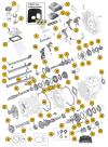 Schema CAMBIO MANUALE 5 Marce AISIN AX4 / AX5 con motore 2.5 4 cil.