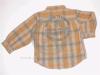 Jeep camicia bimbo cotone a quadri beige ocra tg 128