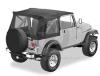 1976-95 Cappottina tela softop con ferri Supertop nero denim (porte non incluse) CJ7 YJ