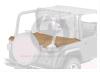 1997-02 *1 Telo copri cassone posteriore marrone spice per soft top di serie TJ