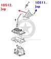 2005-06 Mostrina ORIGINALE base cuffia leva cambio manuale TJ