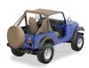 1976-83 Telo Bikini copri sole Tradizionale marrone tan denim CJ5
