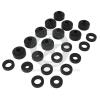 1976-79 *2 Kit gommini scocca altezza standard poliuretano nero CJ