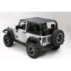 2007-09 Telo copri sole Island Topper, nero diamond JK 2 porte