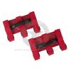 1955-20 Coppia maniglie rosse rollbar anteriore CJ YJ TJ JK JL JT