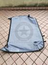 Deck cover nero Jeep Wrangler YJ '94 - ha i bordi alti per coprire telo softop
