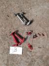 Ganci cofano wra YJ 1 coppia rossa e 1 coppia parziale inox