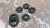 Set 4 Gommini spessore molle + 3/4" + tampone originale superiore Jeep Wrangler TJ 2000