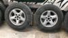 N.4 Cerchi lega originali jeep cherokee XJ 1998, 15x7 con gomme 215 75 15 all' 80 - 90%