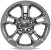 2007-UP Cerchio in lega stile QUAD '41 misura 17x8.5" colore grigio canna fucile JK JL JT