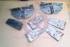 Set 4 Cerniere porte intere inox, 1 cerniera singola porta ferro verniciato nero, 2 cerniere Inox parabrezza Jeep Wrangler CJ YJ 