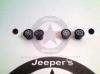 Pomello ventola e temperatura aria condizionata A/C  RIPRODUZIONE NUOVO Wrangler Jeep YJ nero bianco o nero cromo (25 euro cadauno)