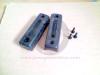 Coppia Attacchi lato rollbar cinture sicurezza anteriori Jeep YJ neri con bulloni