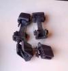 Coppia Ganci Ferma cofano Jeep Wrangler TJ - Originali neri plastica e gomma