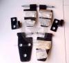 Kit 4 Cerniere alte porta intera e 2 cerniere basse carrozzeria TJ Wrangler nere