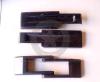 Coppia copri Cerniere portellone posteriore basso originali plastica Jeep Wrangler TJ anno 2005 colore nero