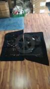 Coppia Finestrini posteriori softop ORIGINALI Mopar COME NUOVI Jeep Wrangler JK 2 porte nero diamond