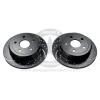 2007-18 *1 Coppia dischi freno PERFORMANCE anteriori baffati ventilati dx = sx diam. 13" JK Wrangler