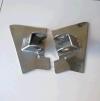 Coppia staffe cromate specchietto ESTERNO Wrangler TJ Jeep 