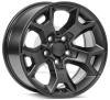 2007-22 Cerchio in lega stile Morphic misura 17x8.5" colore nero opaco JK JL JT