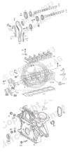 Schema MOTORE 2.7 TURBODIESEL MERCEDES 5 CILINDRI PARTE B