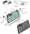 Schema Hardtop parti portellone posteriore JK