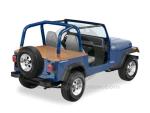 1997-02 Telo copri cassone posteriore colore marrone spice per modelli con hardtop TJ