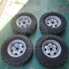 SET 4 GOMME  RICOPERTE E CERCHI YJ ORIGINALI 15X7