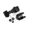 2007-18 Gancio SINGOLO con base chiusura cofano motore dx=sx plastica nera JK