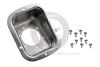 1976-95 Cornice tappo bocchettone benzina Inox CJ YJ