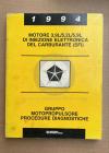 MANUALE ITALIANO OFFICINA ORIGINALE 1994  MOTORE 3,9L/5,2L/5,9L DI INIEZIONE ELETTRONICA DEL CARBURANTE (SFI)