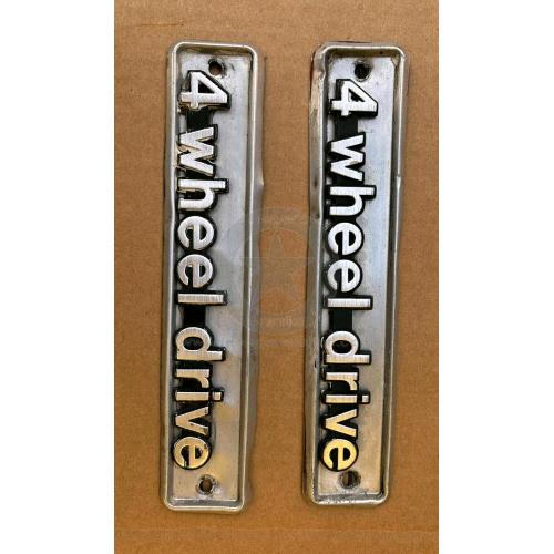 stemma emblemi Jeep CJ e SJ - 4 wheel drive originali
