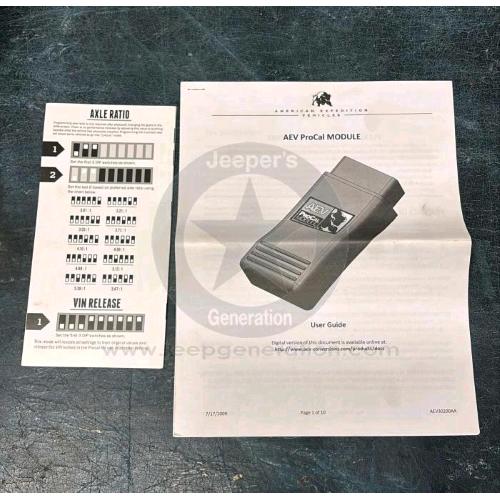 Ricalibratore AEV Jeep WRAngler JK 30406007 AG usato