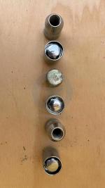 Set dadi ruota antifurto con chiave sblocco