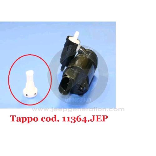 2007-18 Tappino pompa ORIGINALE elettrica vaschetta acqua tergi cristallo JK