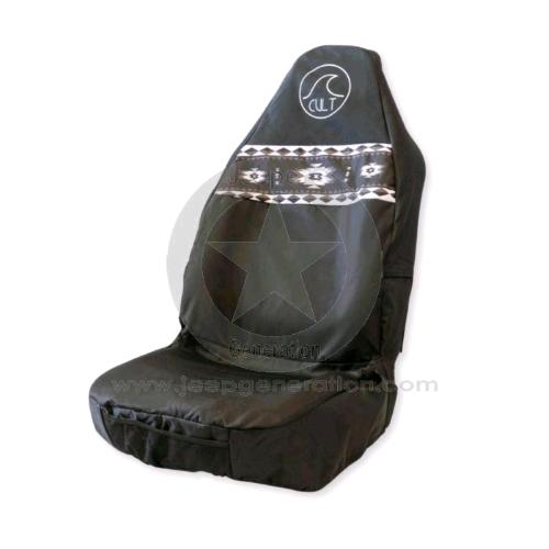 Foderina sedile singolo anteriore (Aztec Nero e Bianco)