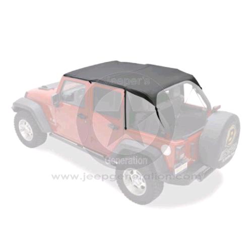 2010-18 Telo copri sole Bikini Header Safari nero diamond JK 4 porte