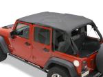 2010-18 Telo copri sole Bikini Header Safari nero diamond JK 4 porte