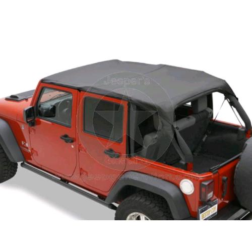 2010-18 Telo copri sole Bikini Header Safari nero diamond JK 4 porte