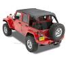 2010-18 Telo copri sole Bikini Header Safari nero diamond JK 4 porte