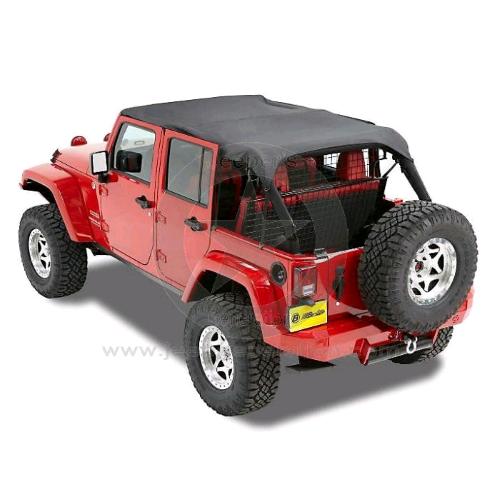 2010-18 Telo copri sole Bikini Header Safari nero diamond JK 4 porte