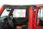 2010-18 Telo copri sole Bikini Header Safari nero diamond JK 4 porte