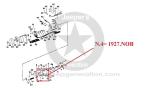 1986-95 Assemblato supporto interno piantone sterzo regolabile YJ MJ XJ SJ