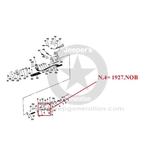 1986-95 Assemblato supporto interno piantone sterzo regolabile YJ MJ XJ SJ